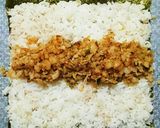 白菜漬けの巻き巻きご飯作り方5写真
