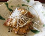 鶏もも肉の油淋鶏風白髪ねぎ添え作り方7写真