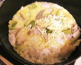 チキンのミルクチーズ煮(フランス風)作り方3写真
