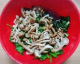 ほうれん草としめじのレンチンおひたし作り方4写真
