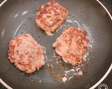 お弁当に、こねずに簡単！デミハンバーグ作り方8写真