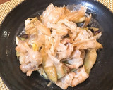 生姜風味♪豚バラ肉となすの和風炒め作り方4写真