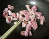 グリーンカレーペーストで焼きうどん作り方2写真