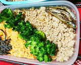 簡単！三色丼弁当❤お昼までしっとり♪作り方3写真