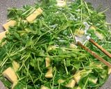 豆苗と油揚げのおひたし作り方4写真