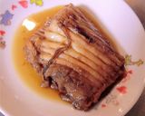 しょうゆ：みりんが１：１　かすべの煮つけ作り方5写真
