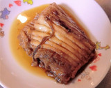 しょうゆ：みりんが１：１　かすべの煮つけ作り方5写真