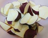 楽うま♪鶏ムネ肉とサツマイモの甘辛炒め作り方2写真