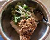 納豆と大根の皮のまぜご飯作り方4写真