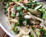 納豆と大根の皮のまぜご飯作り方5写真