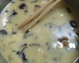 アカジコウ等3種キノコのコーンスープ激旨作り方9写真