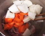 ※白だしと生姜で大根と豚肉の絶品煮物※作り方4写真