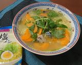サバ缶と三つ葉の味噌ラーメン作り方6写真