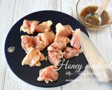 ハニーマスタードチキン・ねりからし使用。作り方1写真