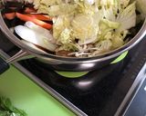 市販の鍋用野菜で作り置き、4人分すき焼き作り方10写真