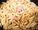 ツナとなめ茸の和風おろしペンネ作り方12写真