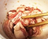 タイ風豚と目玉焼き丼ぶり作り方1写真