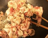 タイ風豚と目玉焼き丼ぶり作り方2写真