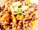 【簡単】ひき肉の甘辛煮(*¯︶¯♥)作り方9写真