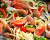 フレッシュトマトのナポリタン作り方3写真