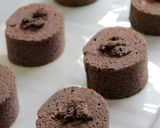 こだわりのチョコモンブラン*ロールケーキ作り方50写真