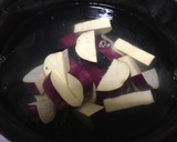 鶏モモとさつまいもの治部煮風作り方1写真