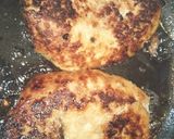 半熟卵乗せハンバーグ作り方10写真