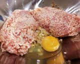 簡単♪大さじだけで鶏つくね作り方1写真