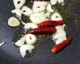 海老とホタテのスパゲティアラビアータ作り方3写真