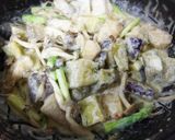 ◆揚げ茄子と白身魚のマヨソース炒め♪作り方6写真