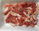 豚肉豆苗春雨の、オイーッス。(^—^)/作り方1写真