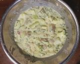 鶏肉と玉葱のかき揚げ　穂紫蘇衣作り方4写真