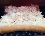 はちみつWチーズトースト作り方5写真