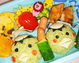 幼稚園用♪ 可愛くて簡単！ かっぱお弁当作り方3写真