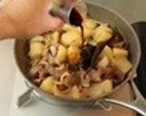 小豆入り肉じゃが作り方5写真