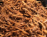 旨味たっぷり♪ゴボウと舞茸の味噌そぼろ作り方7写真
