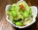 やみつき♡枝豆とセロリのナムル作り方2写真