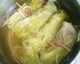 コンビニのおでん出汁でロールウインナー作り方3写真