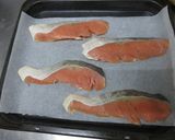 サーモンのメープルみそチーズ焼き作り方4写真
