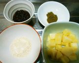 犬ご飯　うずらコロッケ作り方1写真