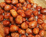 渋味が残った渋皮煮をマロングラッセに。作り方3写真