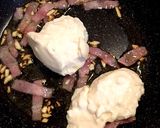 アスパラとベーコンのクリームパスタ作り方5写真