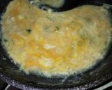 大根の葉っぱと豚肉の卵あんかけ作り方4写真