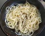 カルビのトマトグレービーソースパスタ作り方6写真