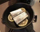 太刀魚のレモンチーズ焼き(スキレット)作り方1写真