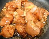 鶏肉のあまから味噌煮焼き●キャベツ添え作り方2写真
