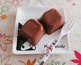 簡単☆とろけるチョコ羊羮作り方6写真