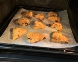 チョコチップ&ドライフルーツ入りスコーン作り方4写真