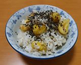 秋の味覚☆炊飯器簡単甘いホクホク栗ごはん作り方9写真