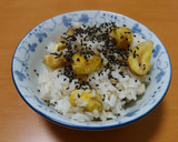 秋の味覚☆炊飯器簡単甘いホクホク栗ごはん作り方9写真